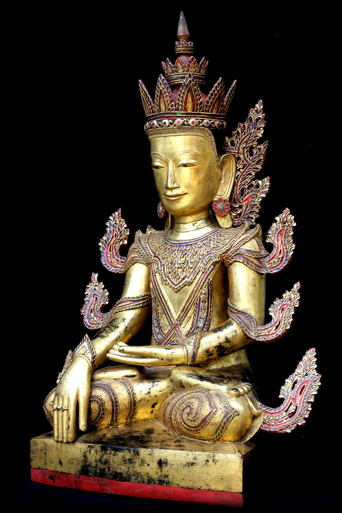 Extremely Rare 18C Bronze Ayuttaya Thai Buddha # DW091